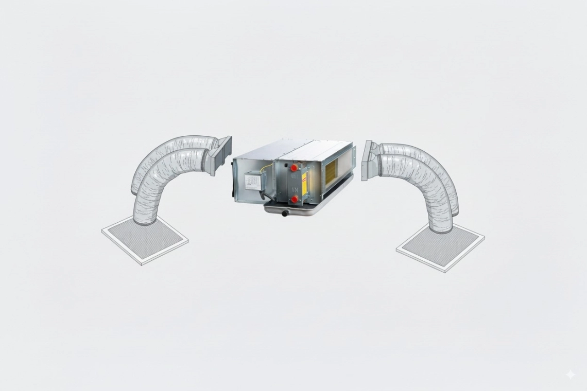 Процедура монтажу під стелею