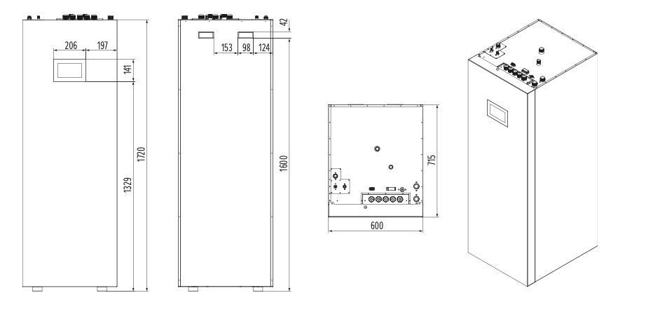 MyCond BeeSmart All-in-One Dimensions - 2