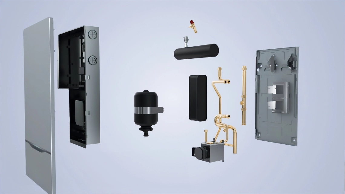 MyCond Hydro box design of internal components